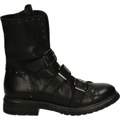 Botki - 3627 DEL NERO. Czarne botki damskie skórzane marki Venezia. Za 379,00 zł.