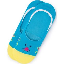 Skarpety Stopki Damskie FREAK FEET - MKRA-BLU Niebieski. Niebieskie skarpetki damskie Freak Feet, bez wzorów, z elastanu. Za 15,00 zł.