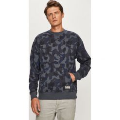 G-Star Raw - Bluza. Niebieskie bluzy męskie G-Star RAW, s, bez wzorów, z bawełny, retro, z okrągłym kołnierzem, bez rękawów, bez kaptura. Za 419,90 zł.