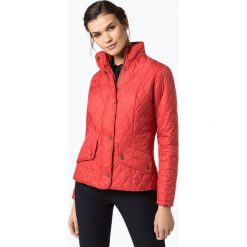 Barbour - Damska kurtka pikowana, czerwony. Czerwone kurtki damskie Barbour, z haftami, bez kaptura. Za 749,95 zł.