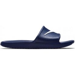 KLAPKI KAWA SHOWER. Niebieskie klapki męskie Nike, w paski, z syntetyku. Za 99,99 zł.