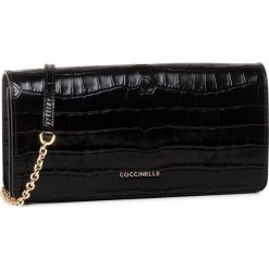 Torebka COCCINELLE - GN1 Reve Croco Shiny Soft E1 GN1 19 01 01 Noir 001. Czarne torebki klasyczne damskie Coccinelle, bez wzorów, ze skóry, wizytowe, bez dodatków. Za 1149,00 zł.