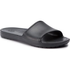 Klapki CROCS - Sloane Slide W 205742 Black. Czarne klapki damskie Crocs, bez wzorów, z tworzywa sztucznego, bez obcasa. Za 99,00 zł.