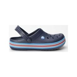 Crocs 205889 NAVY, chodaki. Niebieskie klapki damskie Crocs, bez wzorów, bez obcasa. Za 149,00 zł.