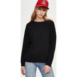Bluzy rozpinane damskie: Bluza z wiązaniem na ramionach - Czarny