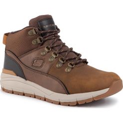 Sneakersy SKECHERS - Merix 66180/CDB Dark Brown. Pomarańczowe sneakersy męskie Skechers, bez zapięcia. W wyprzedaży za 289,00 zł.
