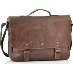 Skórzana torba / teczka na laptopa 15" 2JUS by DAAG Stone 1 koniakowa - koniak. Torby na laptopa daag, ze skóry. Za 399,99 zł.