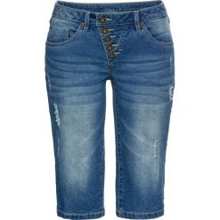 Bermudy dżinsowe bonprix niebieski "stone”. Niebieskie szorty damskie bonprix, bez wzorów, z jeansu. Za 109,99 zł.