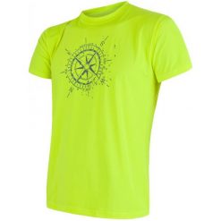 Koszulki sportowe męskie: Sensor Koszulka Męska Coolmax Fresh Pt Kompas Yellow M