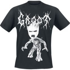 T-shirty męskie: Guardians Of The Galaxy 2 – Black Metal Groot T-Shirt czarny