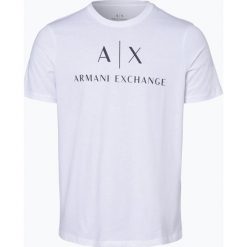 Armani Exchange - T-shirt męski, czarny. Czarne t-shirty męskie z nadrukiem Armani Exchange, l, z bawełny. Za 199,95 zł.
