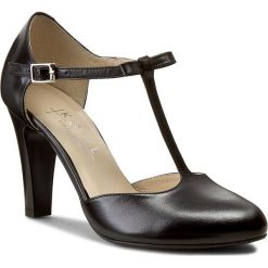 Półbuty KOTYL - 5871 Czarny Tosca. Czarne półbuty damskie skórzane marki Kotyl, eleganckie, na obcasie. W wyprzedaży za 219,00 zł.