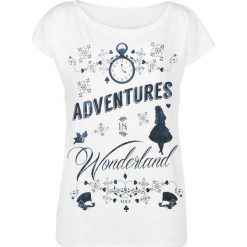 Alicja w Krainie Czarów Adventures In Wonderland Koszulka damska biały. Białe bluzki damskie Alicja w Krainie Czarów, l. Za 62,90 zł.