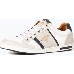Pantofola d`Oro - Męskie tenisówki ze skóry – Mondovi, czarny. Czarne tenisówki męskie Pantofola d`Oro, ze skóry. Za 449,95 zł.