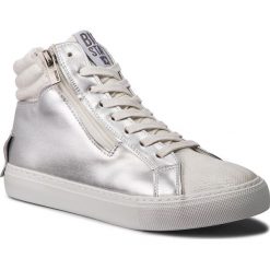 Sneakersy BIG STAR - BB274727 White. Szare półbuty damskie marki BIG STAR, bez wzorów, ze skóry ekologicznej, retro, bez obcasa, na płaskiej podeszwie, bez zapięcia. W wyprzedaży za 129,00 zł.
