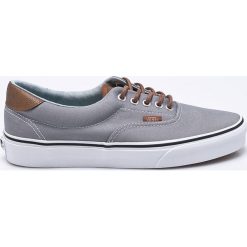 Vans - Tenisówki. Szare trampki męskie marki Vans, ze skóry, na sznurówki. W wyprzedaży za 279,90 zł.