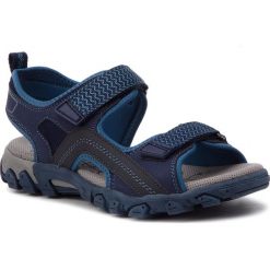 Sandały SUPERFIT - 4-00451-80 D Blau. Niebieskie sandały chłopięce Superfit, ze skóry ekologicznej, bez zapięcia. W wyprzedaży za 219,00 zł.