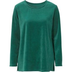 Cellbes Bluza welurowa zielony female zielony 34/36. Zielone bluzy damskie Cellbes, bez wzorów, z weluru, z długim rękawem, długie, bez kaptura. W wyprzedaży za 85,00 zł.