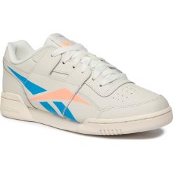 Buty Reebok - Workout Lo Plus DV8501 Chalk/Cyan/Sunglo. Białe buty sportowe damskie Reebok, bez wzorów, ze skóry, sportowe, reebok workout. W wyprzedaży za 269,00 zł.