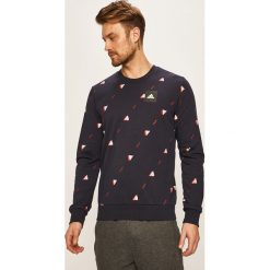 Adidas Performance - Bluza. Niebieskie bluzy męskie s, z bawełny, z okrągłym kołnierzem. Za 249,90 zł.