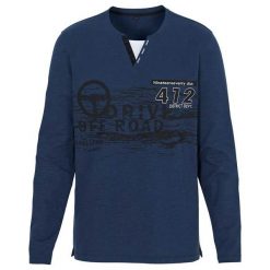 Cellbes Pulower granatowy male niebieski 3XL. Niebieskie marynarki męskie Cellbes, xl, z nadrukiem, z dżerseju, sportowe. Za 129,00 zł.