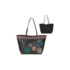 Torby shopper Desigual BOLS SIARA CAPRI. Czarne torby damskie na zakupy Desigual, bez wzorów, bez dodatków. Za 279,20 zł.