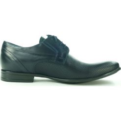 PÓŁBUTY WIZYTOWE GRE 144 GRA. Buty wizytowe męskie Gregors, bez wzorów, ze skóry, wizytowe, bez zapięcia. Za 179,00 zł.