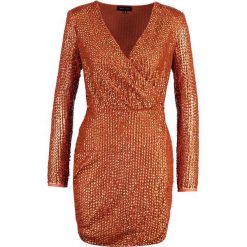 Sukienki: Missguided PEACE+LOVE Sukienka koktajlowa copper