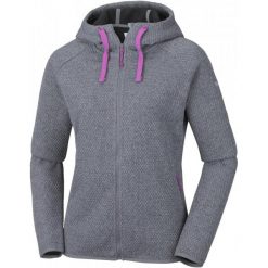 Columbia Bluza Damska Pacific Point Full Zip Hoodie Grey Ash L. Szare bluzy sportowe damskie marki Columbia, l, z tkaniny. W wyprzedaży za 259,00 zł.