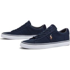 POLO RALPH LAUREN SAYER > 816749369002. Trampki męskie Ralph Lauren, bez wzorów, z bawełny, eleganckie, bez zapięcia. W wyprzedaży za 259,99 zł.