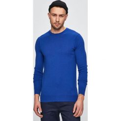 Scotch & Soda - Sweter. Niebieskie swetry męskie Scotch & Soda, s, bez wzorów, z bawełny, z okrągłym kołnierzem, bez kaptura. W wyprzedaży za 239,90 zł.