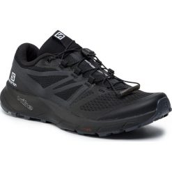 Buty SALOMON - Sense Ride 2 408033 27 V0 Black/Phantom/Ebony. Czarne buty sportowe męskie Salomon, z materiału, do biegania. W wyprzedaży za 429,00 zł.