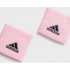 Adidas Performance - Opaska na nadgarstek (2-pack). Różowe opaski damskie marki adidas Performance, z bawełny. Za 29,90 zł.