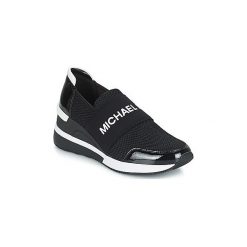 Buty MICHAEL Michael Kors FELIX TRAINER. Czarne trampki i tenisówki damskie marki MICHAEL Michael Kors, bez wzorów, bez zapięcia. Za 769,00 zł.