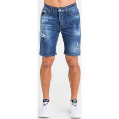 BERMUDY DENIM MIRA john richmond. Niebieskie spodenki i szorty męskie John Richmond, m, bez wzorów, z denimu. Za 1079,00 zł.