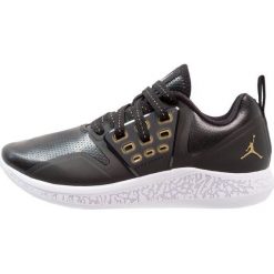 Jordan JORDAN GRIND Obuwie do koszykówki black/white/metallic gold. Czarne buty chłopięce sportowe marki Jordan, z materiału. Za 379,00 zł.