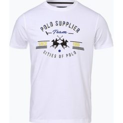 T-shirty męskie: La Martina – T-shirt męski, czarny