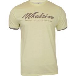 Żółty T-shirt Męski z Nadrukiem, Krótki Rękaw, Just Yuppi, Pozytywny Napis TSJTYUP8215kol9yellow. Żółte koszulki męskie Just Yuppi, m, z nadrukiem, z tkaniny, casualowe, bez kołnierzyka, krótkie. Za 39,00 zł.