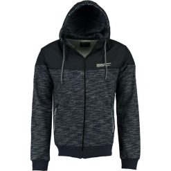 Bluza "Guolity" w kolorze granatowym. Niebieskie bluzy męskie Geographical Norway Men, s, bez wzorów, z kapturem, bez rękawów, bez kaptura. W wyprzedaży za 130,95 zł.