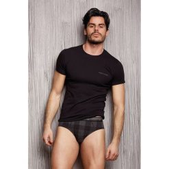 Męski komplet: T-shirt i slipy Enrico Coveri 1626SN. Szare slipy męskie marki Astratex, m, z bawełny, z włoskim kołnierzykiem. Za 73,99 zł.
