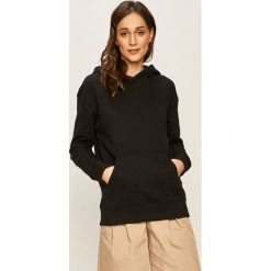 Noisy May - Bluza. Czarne bluzy damskie Noisy May, s, bez wzorów, z bawełny, bez rękawów, z kapturem. W wyprzedaży za 99,90 zł.