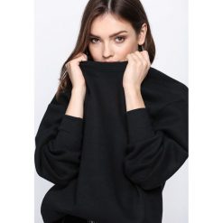 Bluzy rozpinane damskie: Czarna Bluza Something Right