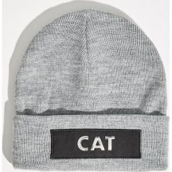 Czapka typu beanie - Jasny szar. Szare czapki zimowe damskie marki Sinsay. Za 19,99 zł.