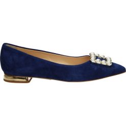 Baleriny damskie: Baleriny – 1522 CAM BLU