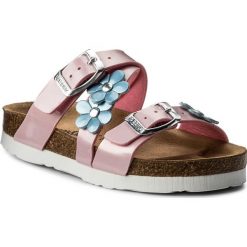 Klapki DR. BRINKMANN - 500259 Rose 42. Różowe sandały dziewczęce marki Dr. Brinkmann, ze skóry ekologicznej, bez zapięcia. Za 119,00 zł.