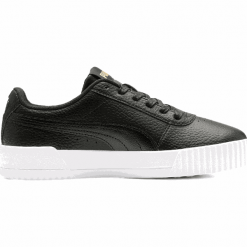 Puma buty damskie Carina Lux L Puma Black-Puma Black 38. Czarne buty sportowe damskie Puma, bez wzorów, ze skóry, sportowe. W wyprzedaży za 229,00 zł.