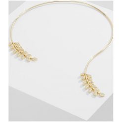 Naszyjniki damskie: SNÖ of Sweden LEAF CHOKER Naszyjnik goldcoloured