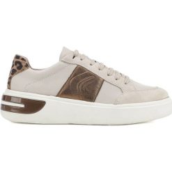 Geox Ottaya Tenisówki Beżowy. Brązowe trampki i tenisówki damskie Geox, bez wzorów, ze skóry, bez zapięcia. Za 462,95 zł.