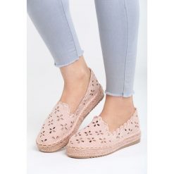 Espadryle damskie: Różowe Espadryle No Never