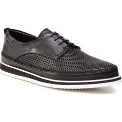 Półbuty BALDININI - 997091XLOTI0000XXXX Nero. Czarne półbuty męskie Baldinini, na co dzień, bez wzorów, ze skóry, eleganckie, bez zapięcia. W wyprzedaży za 849,00 zł.